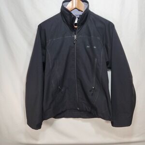 Patagonia Womens Rain Jacket  Size Small Black Soft Shell Windbreaker